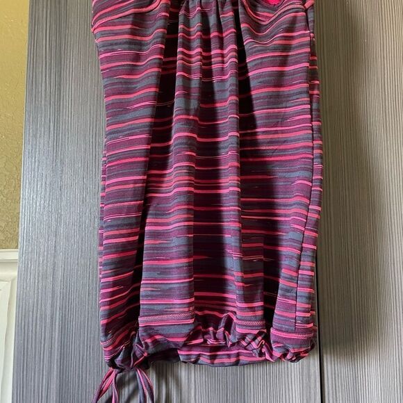 ATHLETA Painted Pattern Tinker Workout Adjustable Tie Tank Top - Picture 9 of 11